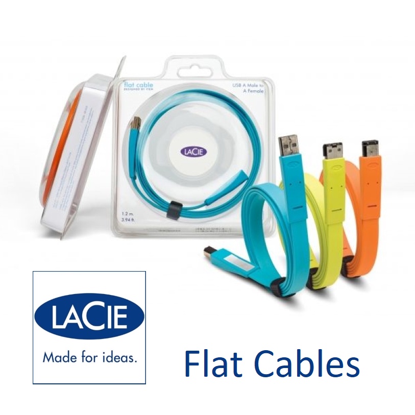 Cáp  truyền tín hiệu chính hãng LaCie thương hiệu Flat Cable hàng đầu của Mỹ