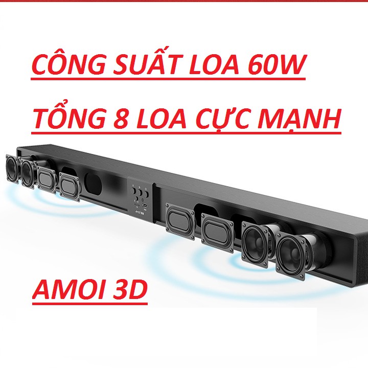 Loa AMOI L-2 SUPER BASS Âm Thanh Vòm 3D Phiên Bản Đặc Biệt Âm Thanh Cực Nét tivi 3D âm thanh nổi bluetooth