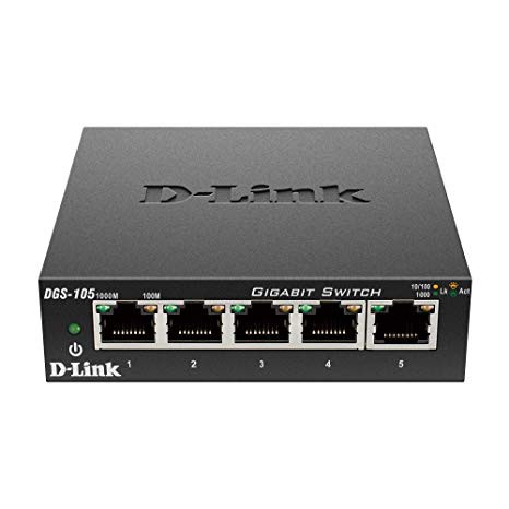 Bộ chia cổng mạng/Switch D-link DGS-105 5p 10/100/1000