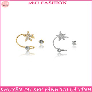 [ SIÊU SALE ] Khuyên vành tai cá tính - khuyên tai kẹp vành không cần bấm lỗ hình ngôi sao cho nữ KT-19