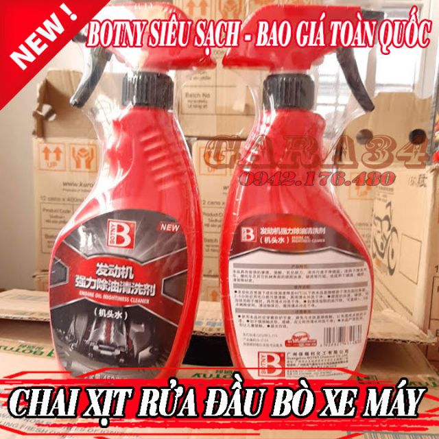 CHAI NƯỚC RỬA ĐẦU BÒ CHUYÊN NGHIỆP - SẠCH BÓNG