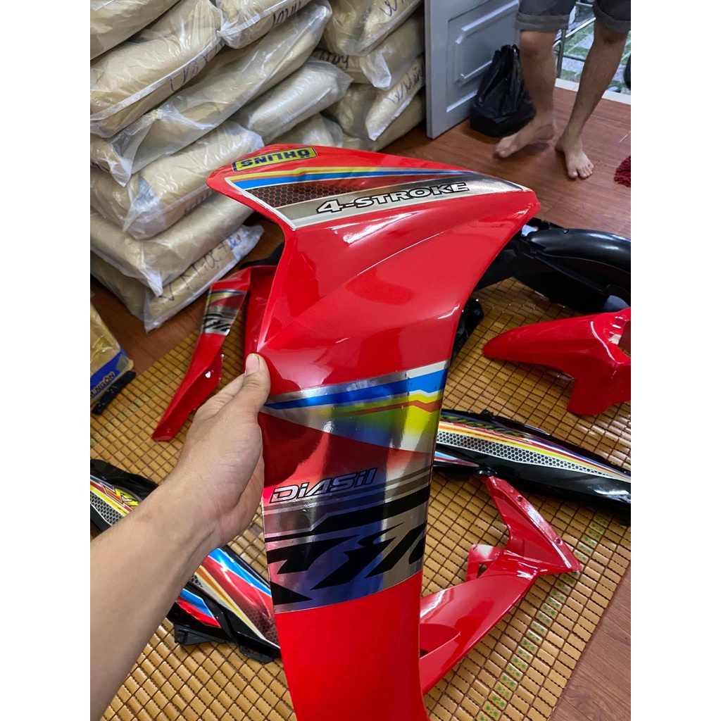 Dàn áo Sirius hàng Việt Nam loại 1 màu Đỏ Đen