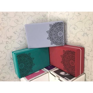 Gạch Tập Yoga NDA Hoa Văn Cao Cấp 23×15x8 cm, 3 Lớp Nặng 300gr, Chịu Lực Tốt