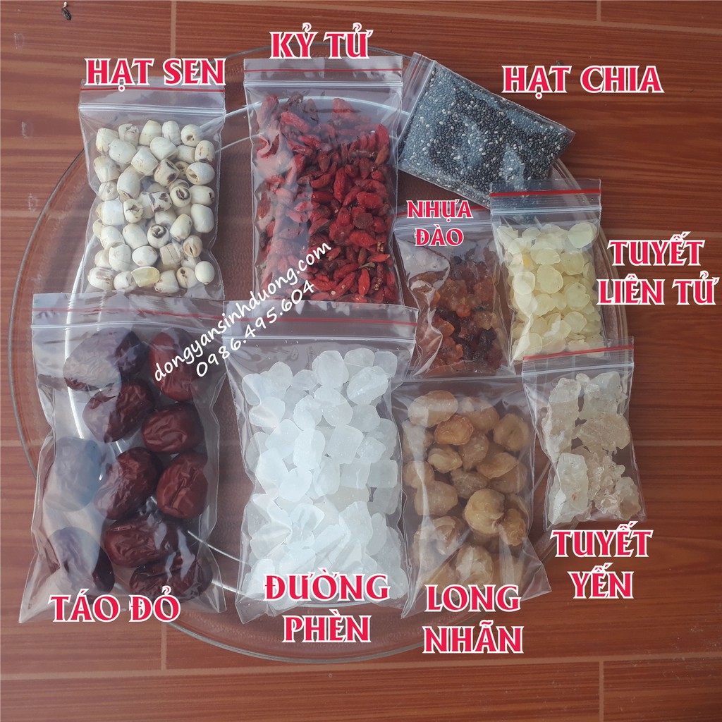 Set chè dưỡng nhan bổ dưỡng, thanh mát (nấu được 10 chai 350ml) | BigBuy360 - bigbuy360.vn