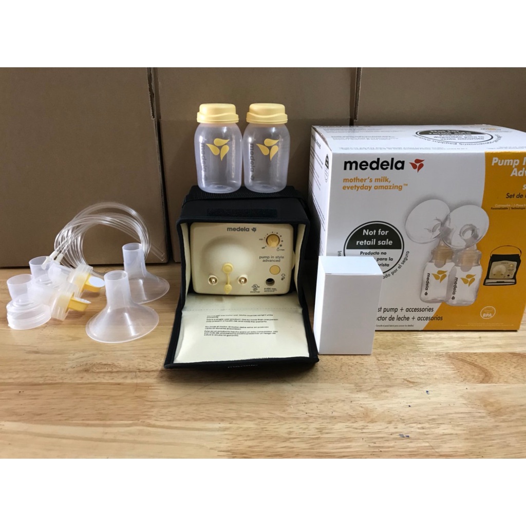 Máy hút sữa điện đôi Medela Pump bản rút gọn Like New 99% nguyên hộp / New Seal nguyên box [Máy hút sữa quốc dân]