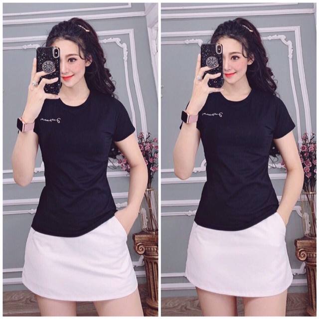 ÁO THUN THÁI NỮ CỔ TRÒN TAY NGẮN CAO CẤP | BigBuy360 - bigbuy360.vn