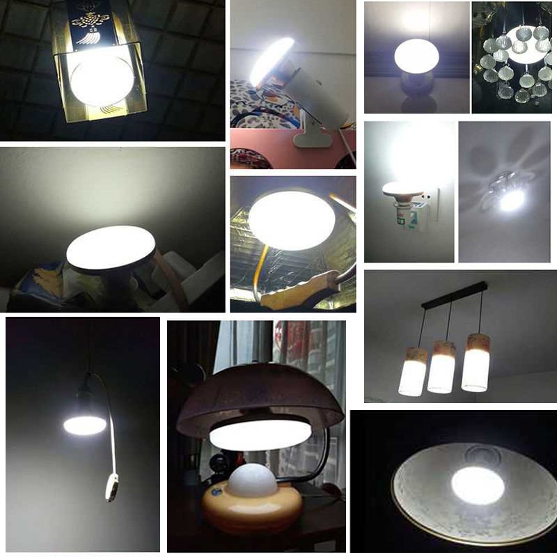 CANMEIJIA đèn LED E27 220V UFO sử dụng cho chiếu sáng gia đình phòng khách nhà bếp đèn ngủ phòng tắm