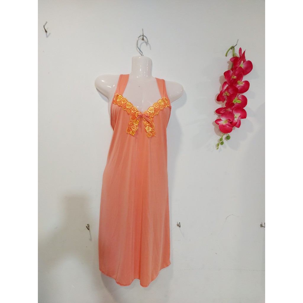 Đầm Ngủ Hai Dây Thun Lạnh Sexy Tôn Dáng &lt; 65kg