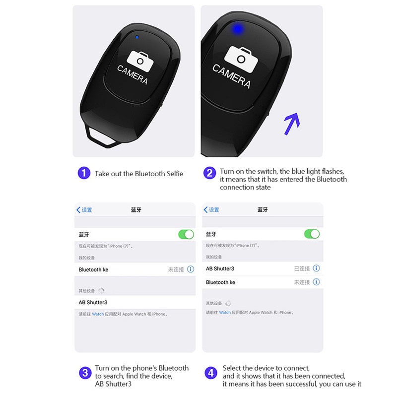 Gậy Chụp Ảnh Tự Sướng Bluetooth Không Dây Có Thể Sạc Lại Được | BigBuy360 - bigbuy360.vn