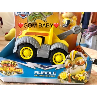 Xe Chó Cứu Hộ Pawpatrol Rubble Fullbox có nhạc đèn