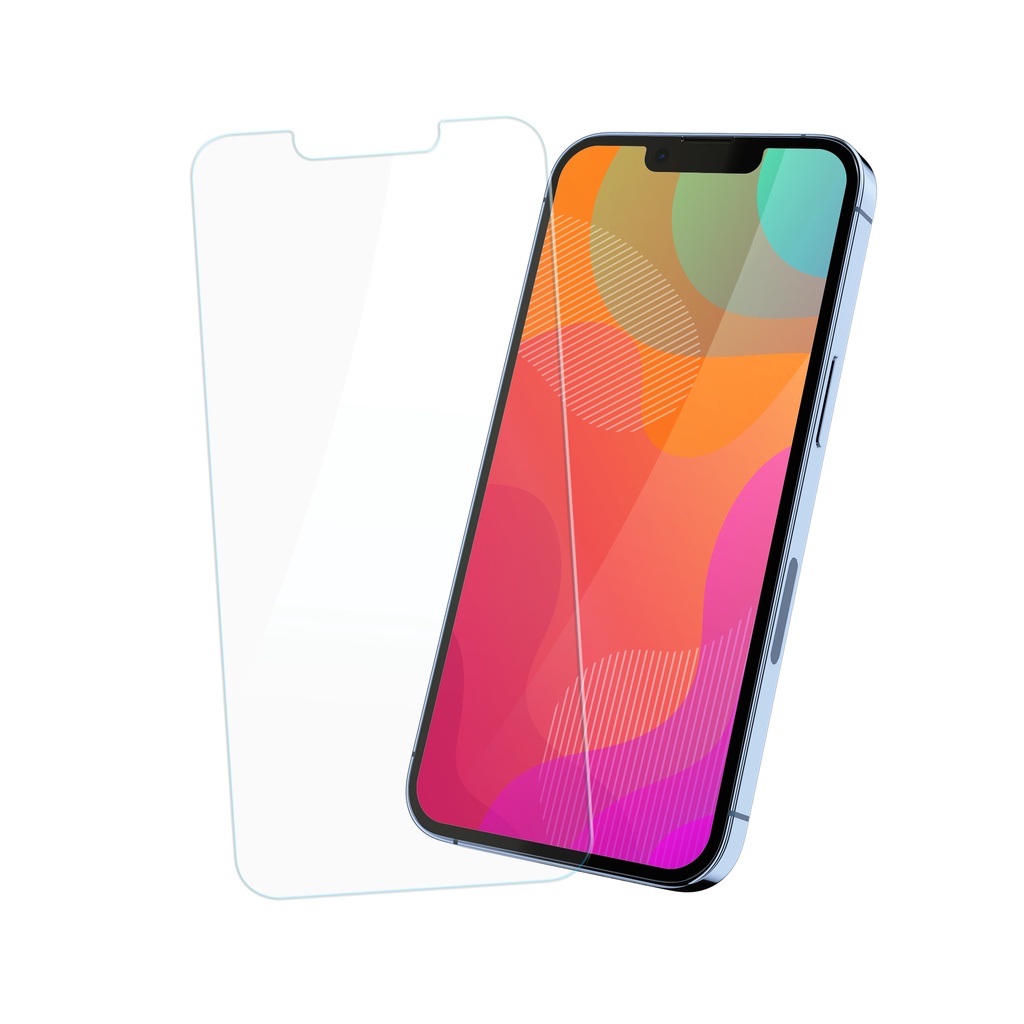 Kính Cường Lực Iphone BAIKO, Khung Tự Dán Blue Arrow Che Bụi Full Màn 6plus/7/8/plus/xs/xr/11/12/13/14/15/pro/max/awifi