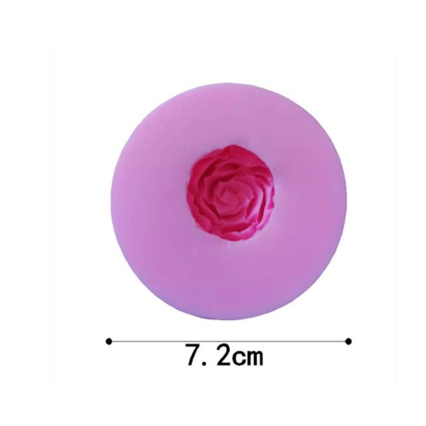 Khuôn Silicon Rau Câu 4d Hoa Hồng Thái