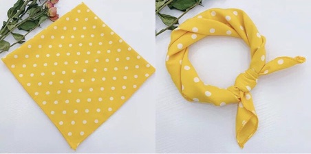 TURBAN HOA & CHẤM BI (giao màu ngẫu nhiên)