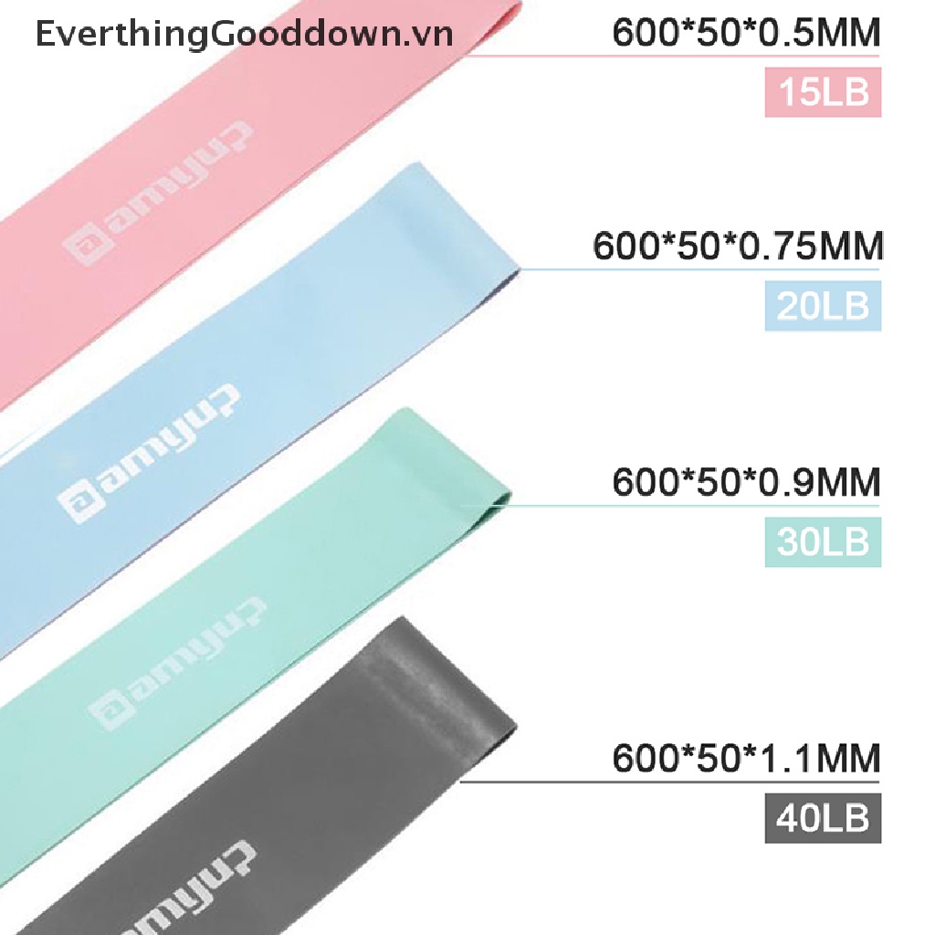 Everthinggood Đai Kháng Lực Hỗ Trợ Tập Yoga / Gym / Thể Hình