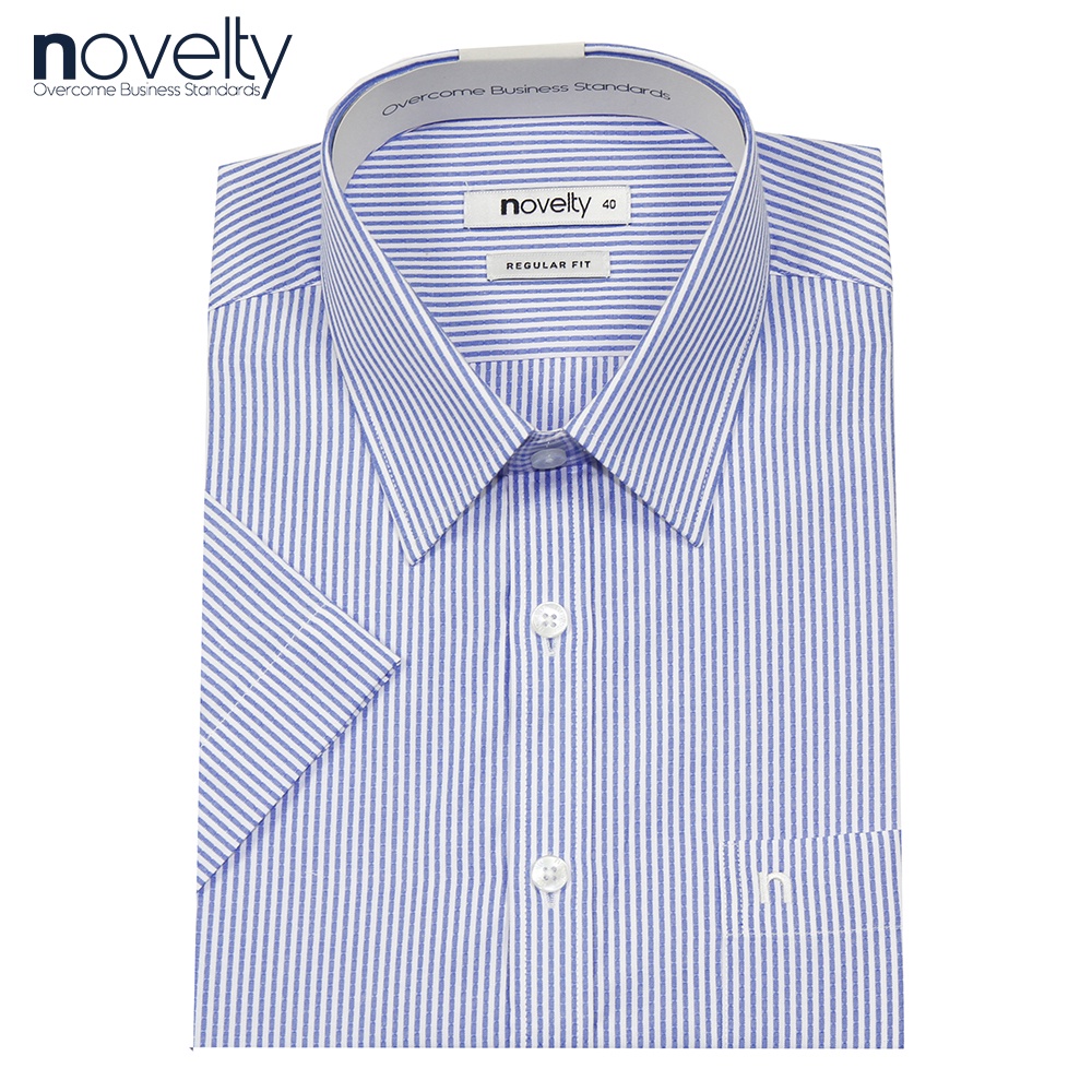 Áo sơ mi nam ngắn tay Regular fit Novelty 212828N