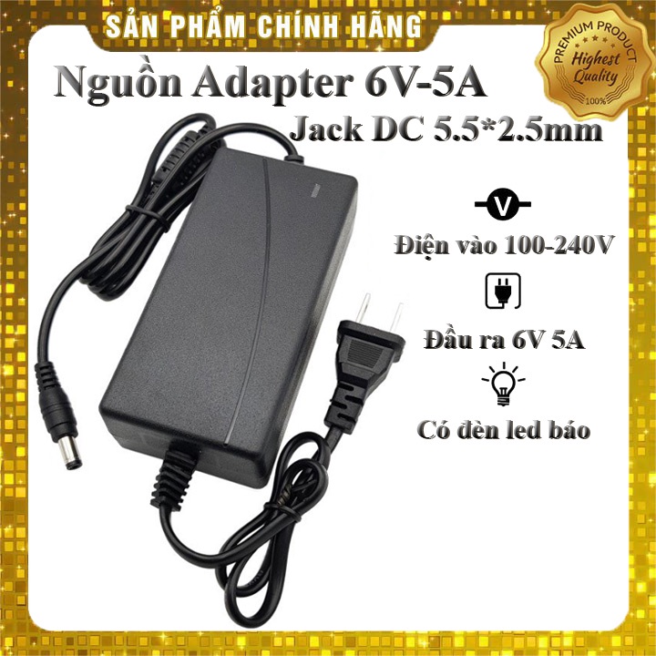 Adapter Nguồn 6V-5A