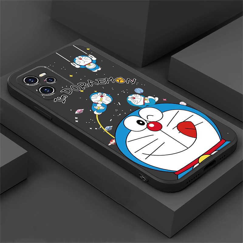 Ốp Điện Thoại TPU Mềm Doraemon Cho Realme C35 C21Y C25Y C21 RealmeC11 C25 C17 C15 C12 C3 C2 Realme 8i 7i 5 5i 6i 6Pro 7Pro