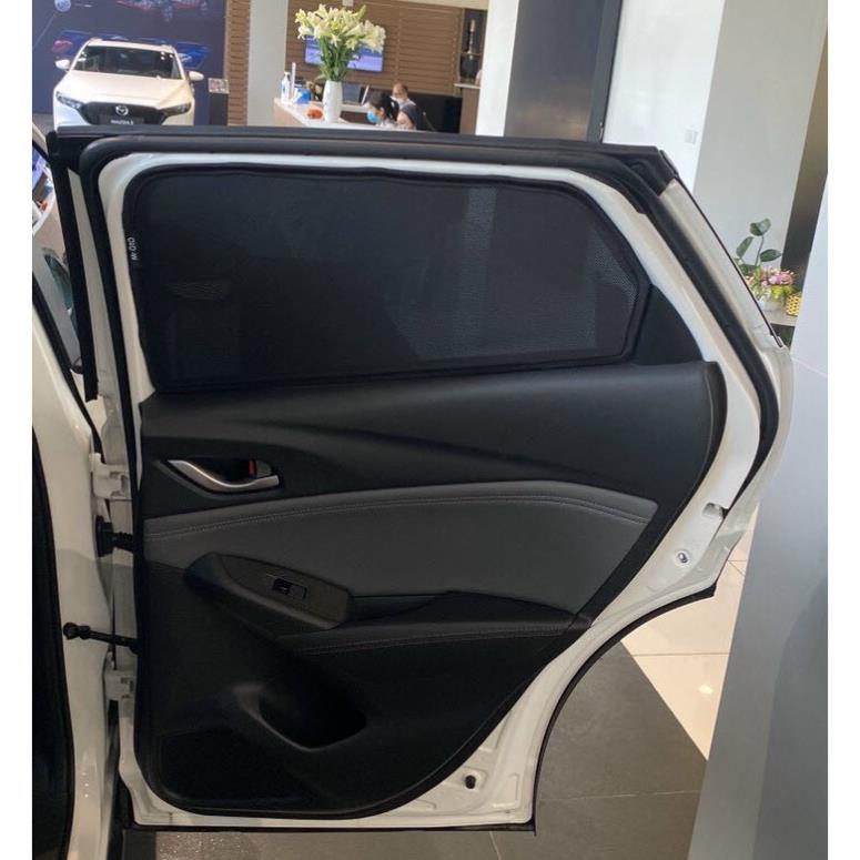Rèm che nắng kính sườn xe Mazda CX30, CX-30 đời 2020- 2021- 2022- 2023 có nam châm hít cao cấp
