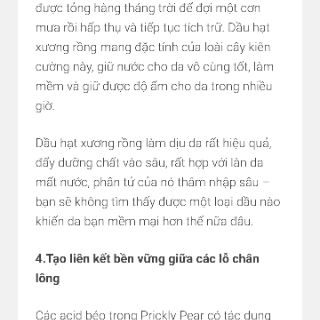 Dầu hạt xương rồng HBNO  (OIL XƯƠNG RỒNG)