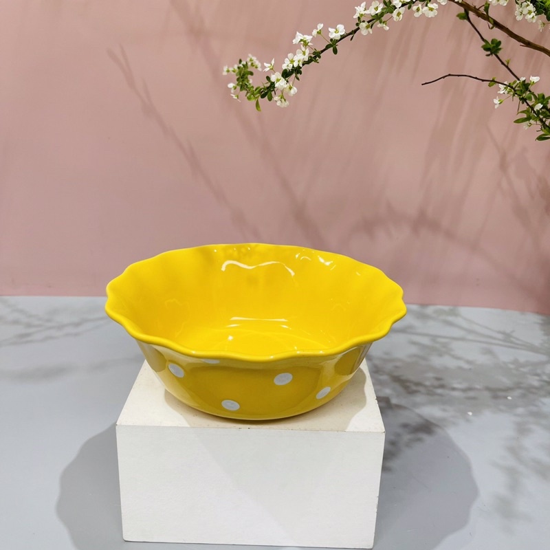 Bát đĩa sứ decor siêu đẹp bát tô đựng đồ ăn