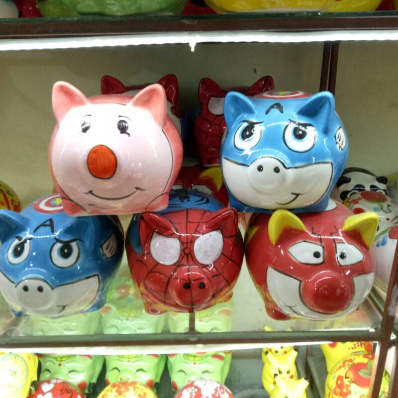 Lợn sứ tiết kiệm màu hồng siêu cute size to - Heo tiết kiệm | BigBuy360 - bigbuy360.vn