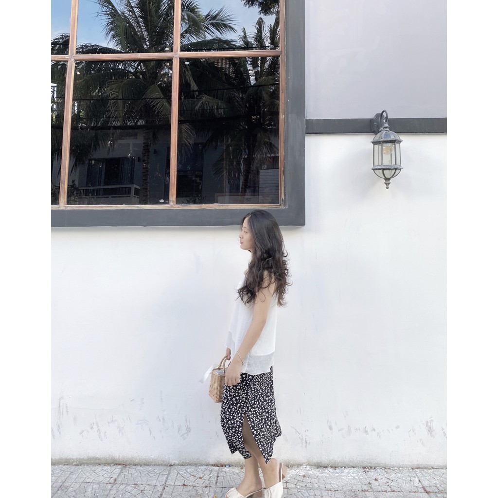 Áo dây voan xếp li Ma Vie
