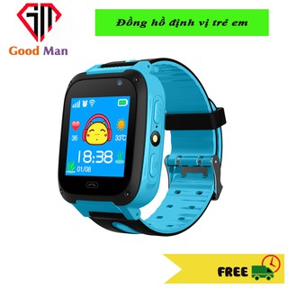 Đồng hồ định vị trẻ em thông minh Q10 Xanh, đồng hồ định vị trẻ em giúp cha mẹ quản lý con cái dễ dàng