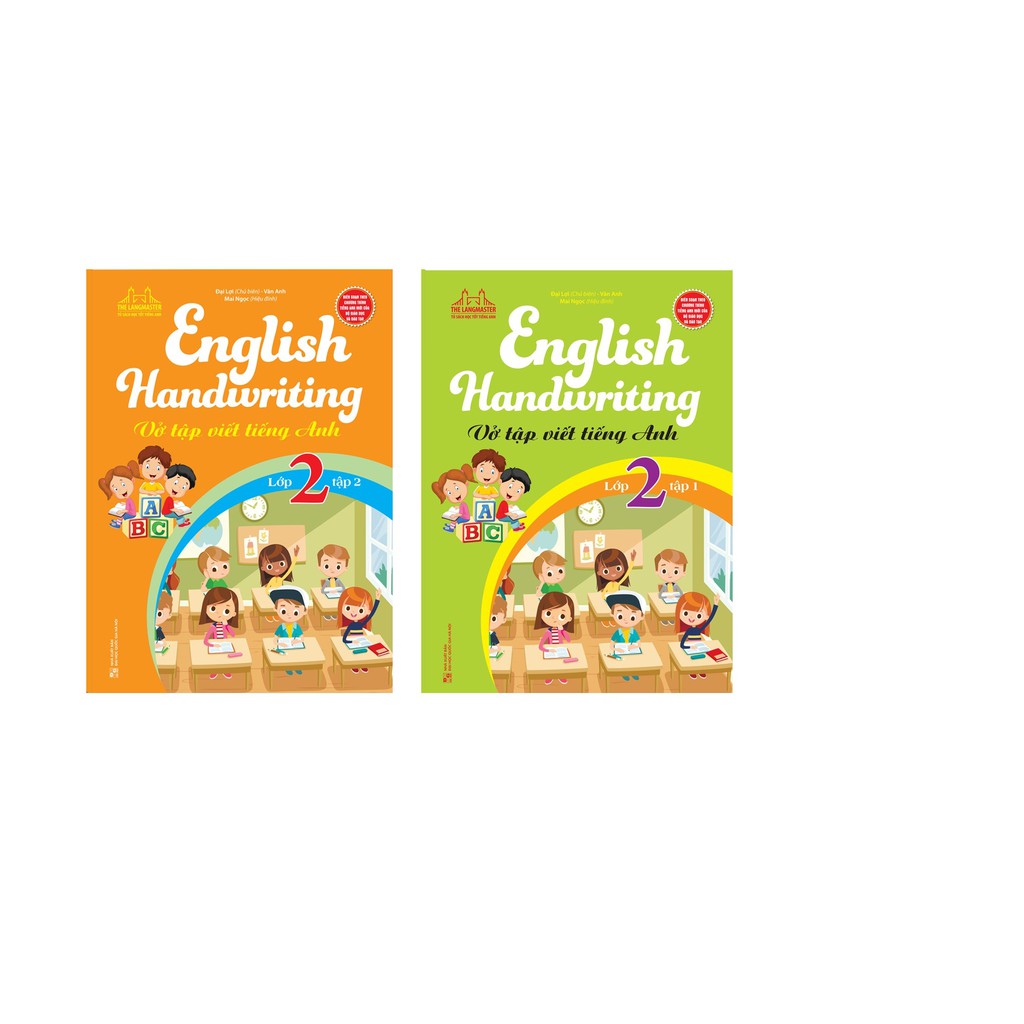 Sách - Combo English Handwriting - Vở tập viết tiếng anh lớp 2 (2 cuốn) 2020