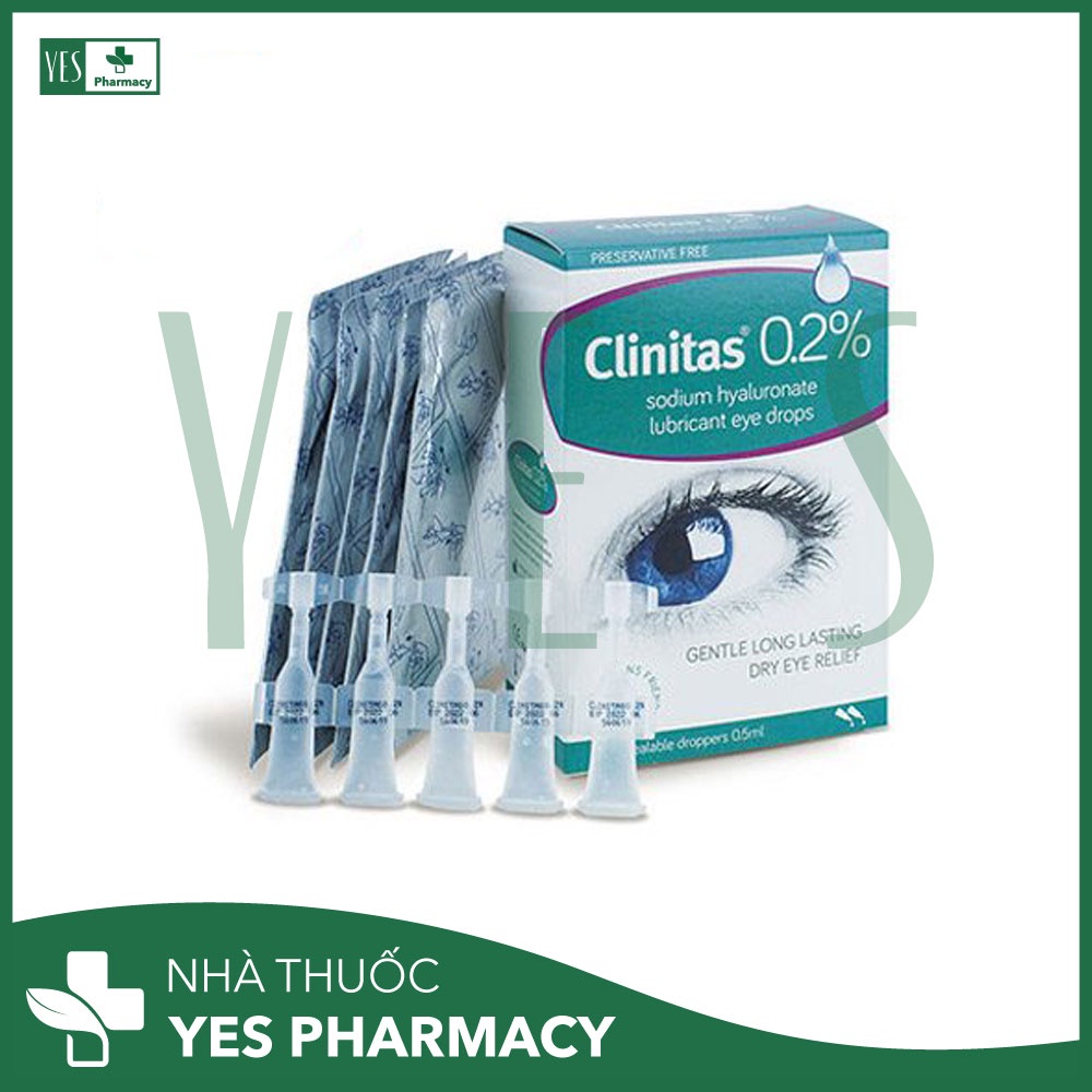 Dung dịch nhỏ mắt Clinitas® 0.2% - Nhà thuốc Yes Pharmacy