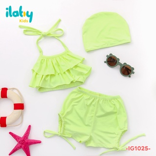 Set đồ bơi cho bé ILABY hai tầng bèo chất liệu cototn thoáng mát (lấy tăng 1 size với bảng size) [70IG10250422]