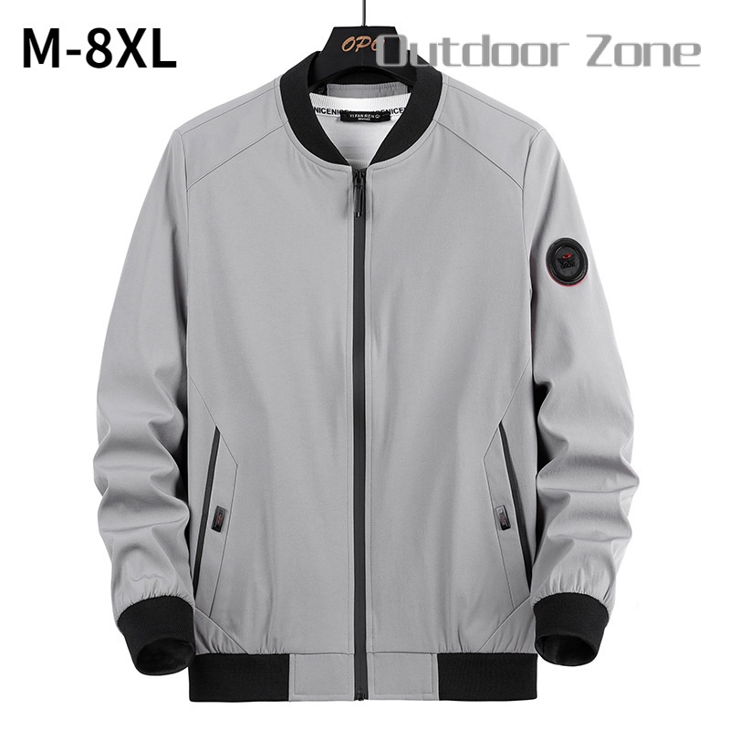 Áo Khoác bomber plus size M-8xl Phong Cách Hàn Quốc Cho Nam
