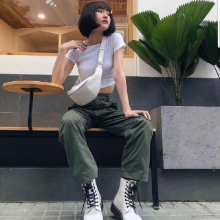 Áo croptop thun body dễ thương