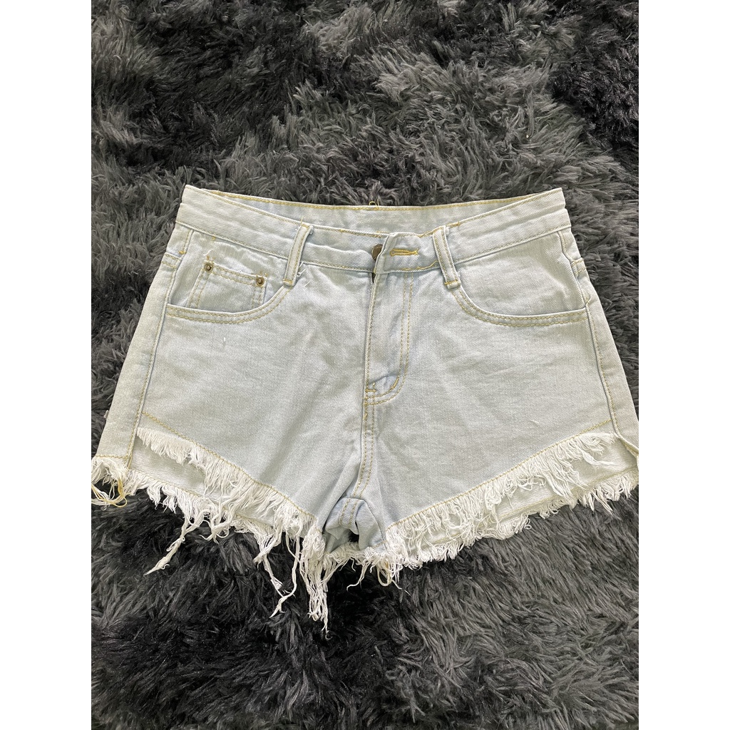 Quần đùi jean QC new, cá tính, không sợ bay màu, giản jean