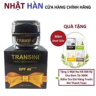 KEM TRANSINI TRẮNG DA NGỪA MỤN 25g (đen)