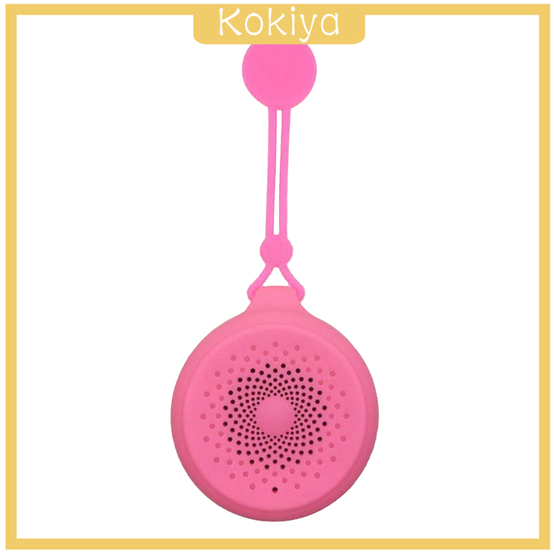 [KOKIYA]IPX6 Bluetooth Shower Speakers Pairs Easily for Bathroom Outdoors Beach Pink