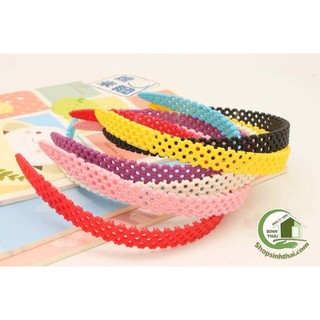 Bờm tóc - chặn tóc Hàn Quốc bản to bằng nhựa -  giao màu ngẫu nhiên
