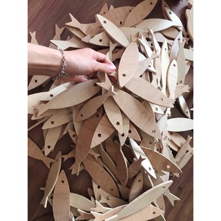 Combo 10 cá gỗ polywood dày 5ly