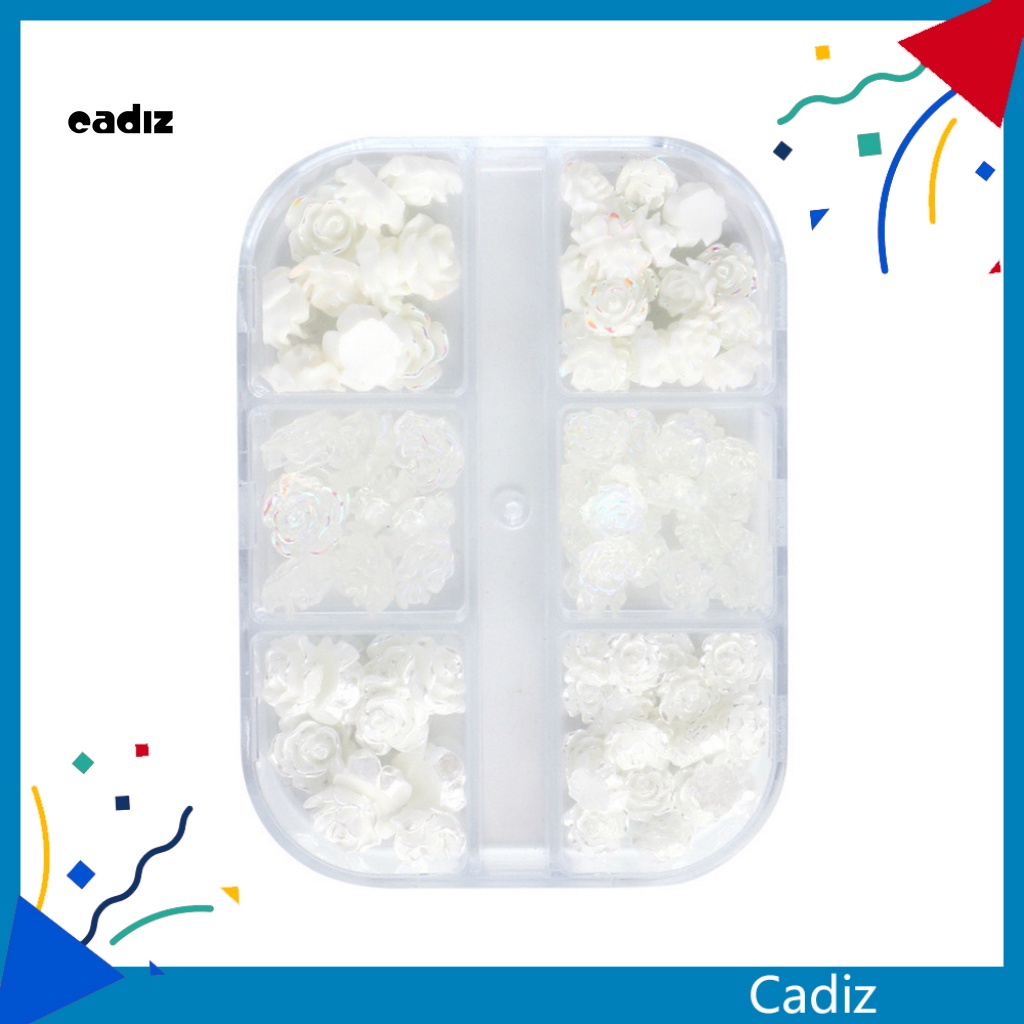 1 Hộp Phụ Kiện Hoa Trà 3D Trang Trí Móng Tay