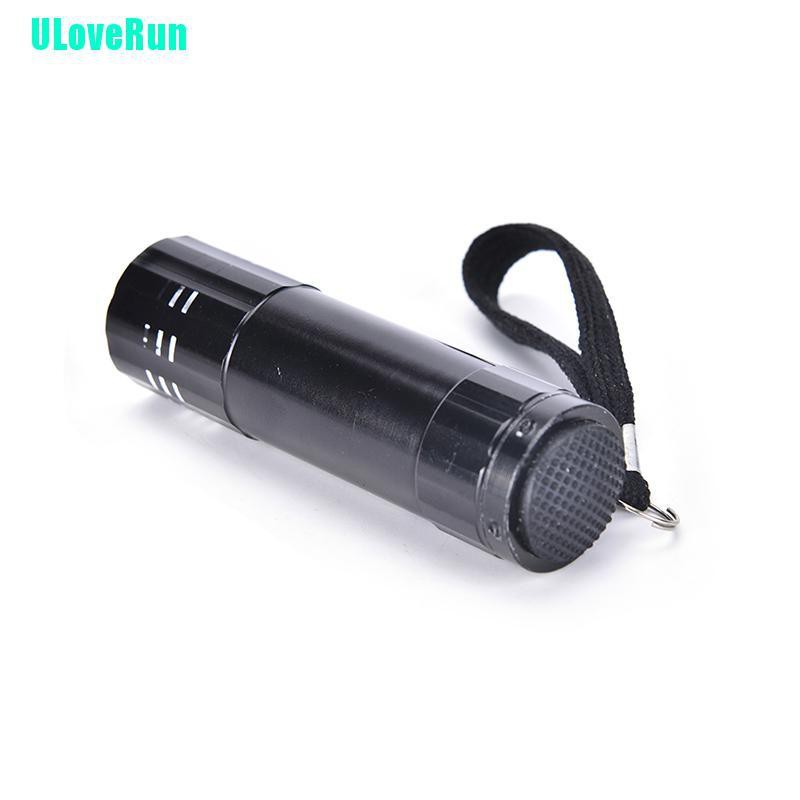 Đèn Pin 9 LED UV Mini Chuyên Dụng Cho Kiểm Tra