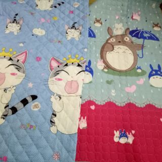 Chăn hè trần 2 lớp cotton poly loại 1