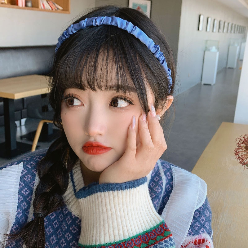 Cài tóc bằng vải satanh thời trang cho nữ