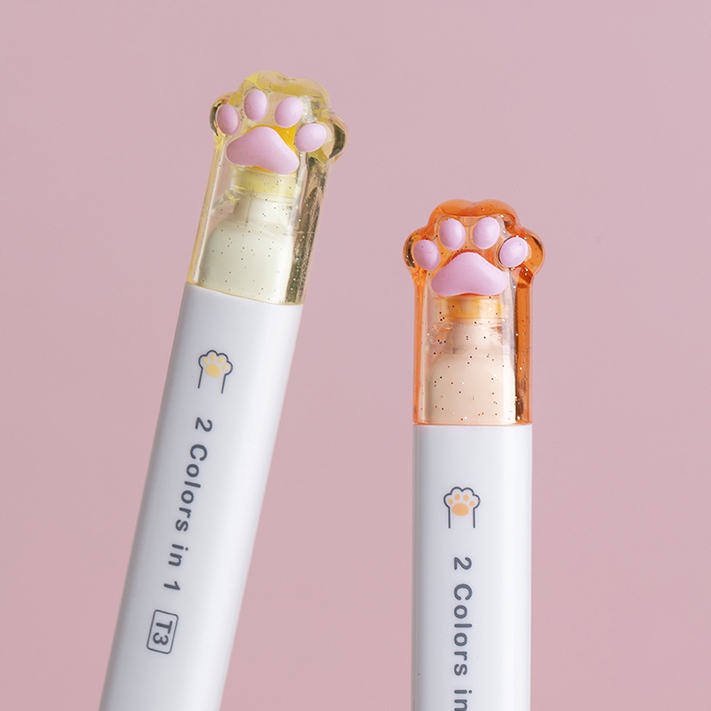 Set 6 Bút Dạ Quang 12 Màu Dễ Thương