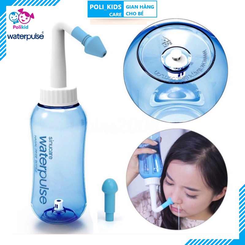 Bình rửa mũi cải tiến - Water Pulse ® -  Giúp Làm Sạch Khoang Mũi, Loại Bỏ Bụi Bẩn