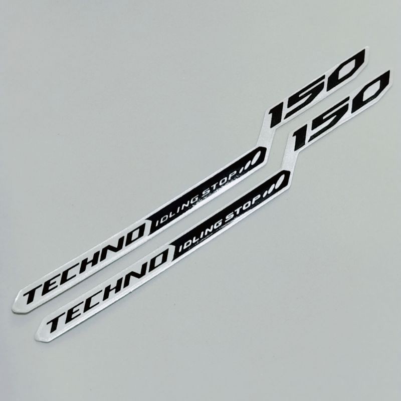 [GIÁ 1TEM] Tem decal dán chữ TECHNO IDLING STOP 150 cho xe Vario