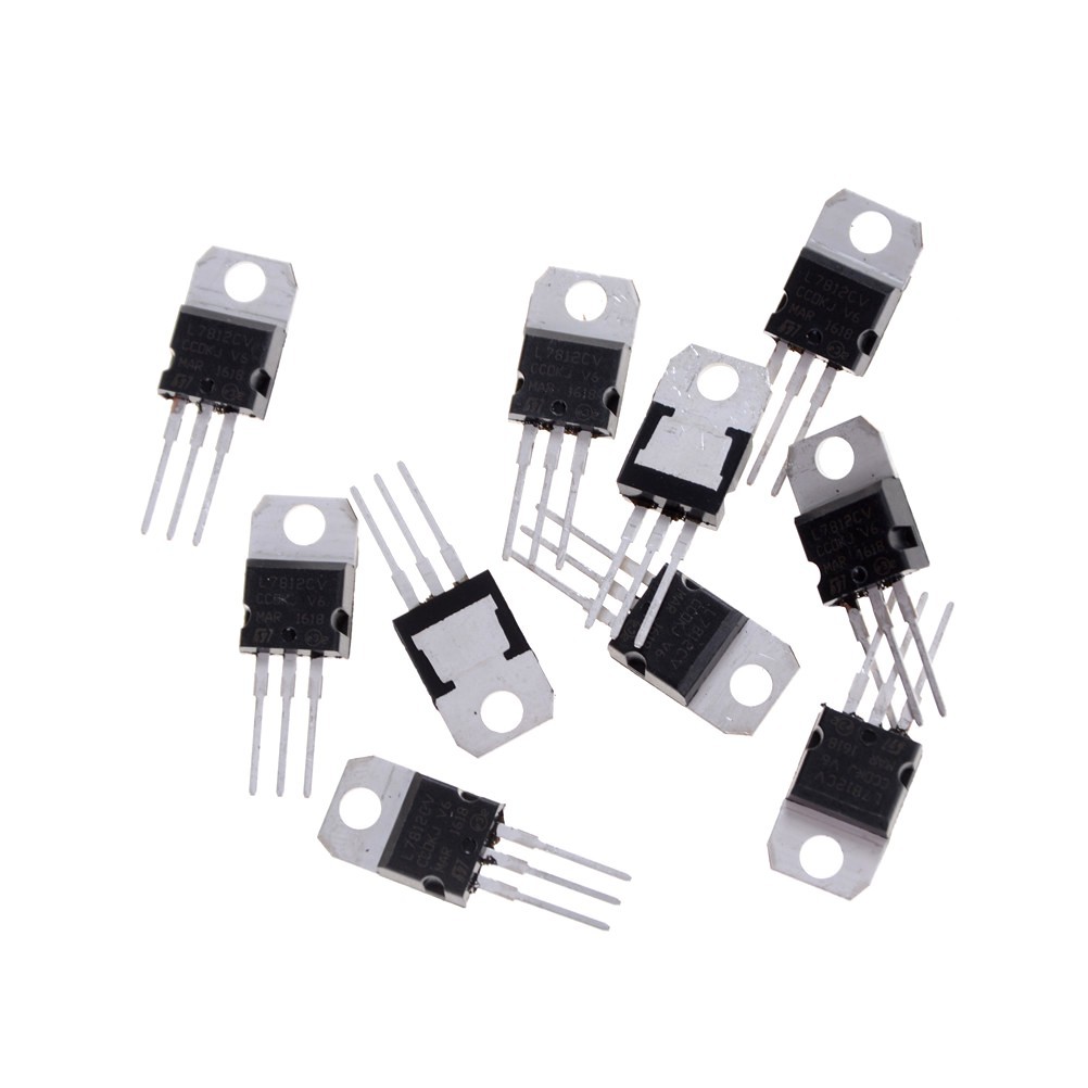 Set 10 Điện Áp IC L7812CV L7812 TO-220 12V Chuyên Dụng