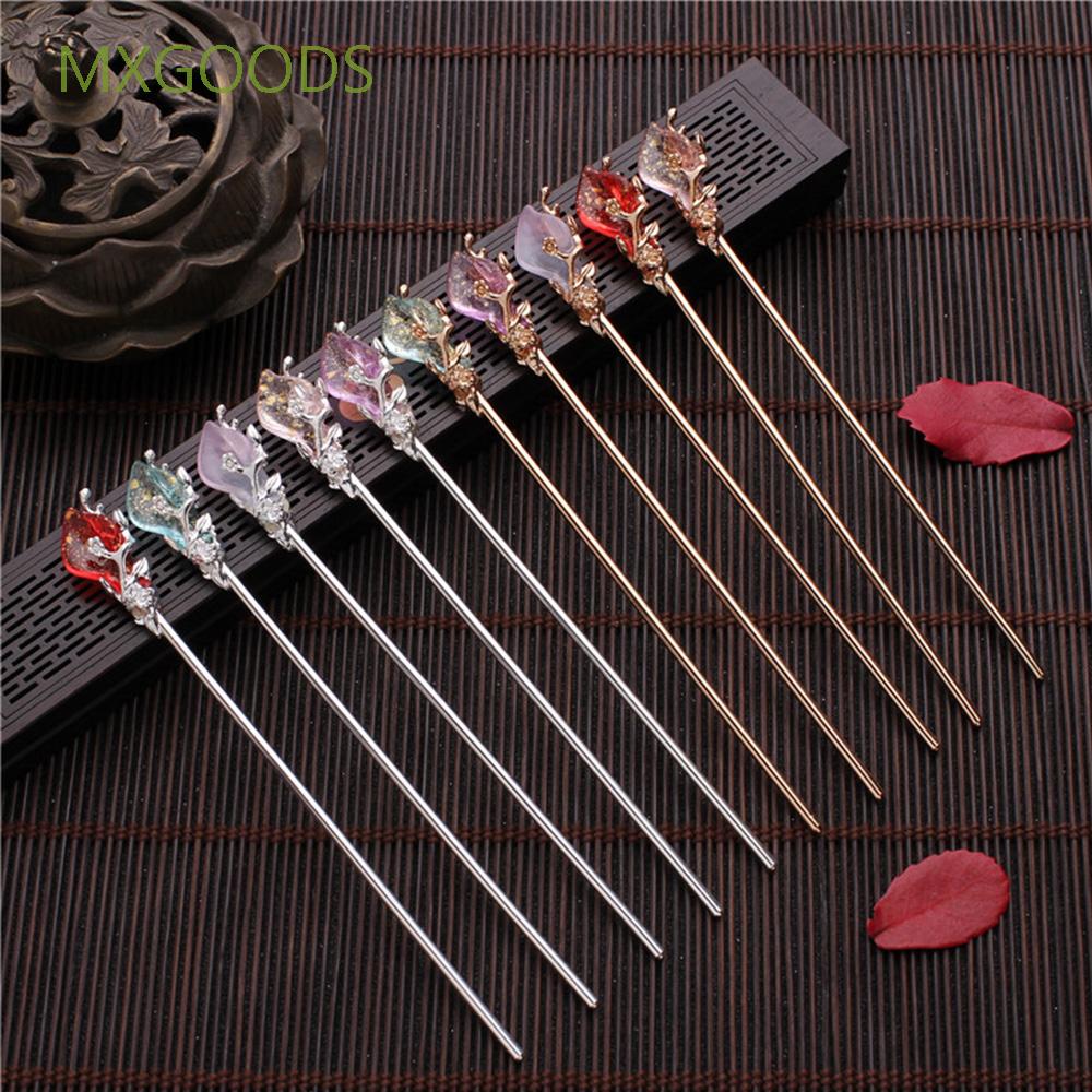 Trâm Cài Tóc Kim Loại Phong Cách Trung Hoa Cổ Điển Dành Cho Nữ