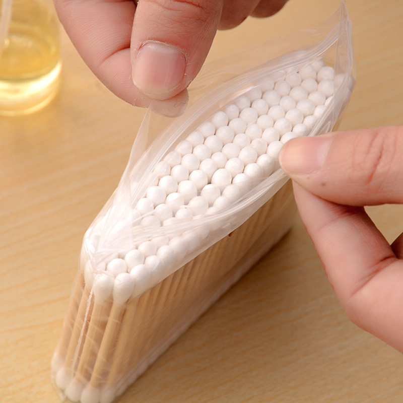 Bộ 100 tăm bông hai đầu bằng cotton tiện lợi