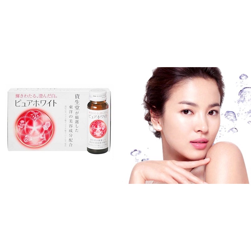 Nước uống trắng da Pure White Shiseido