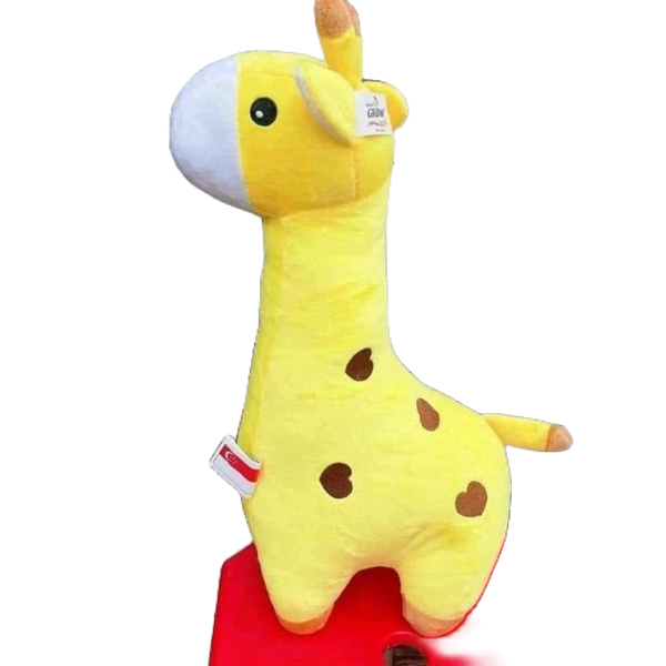 Thú gấu nhồi bông Hươu cao cổ, gối ôm cho bé an toàn siêu mềm mịn dài 50cm.SANBEO.VN