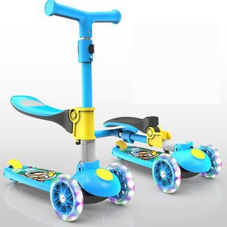 XE TRƯỢT SCOOTER BÁNH XE PHÁT SÁNG VÀ CÓ GHẾ NGỒI MẪU MỚI 2020 BẢO HÀNH 6 THÁNG